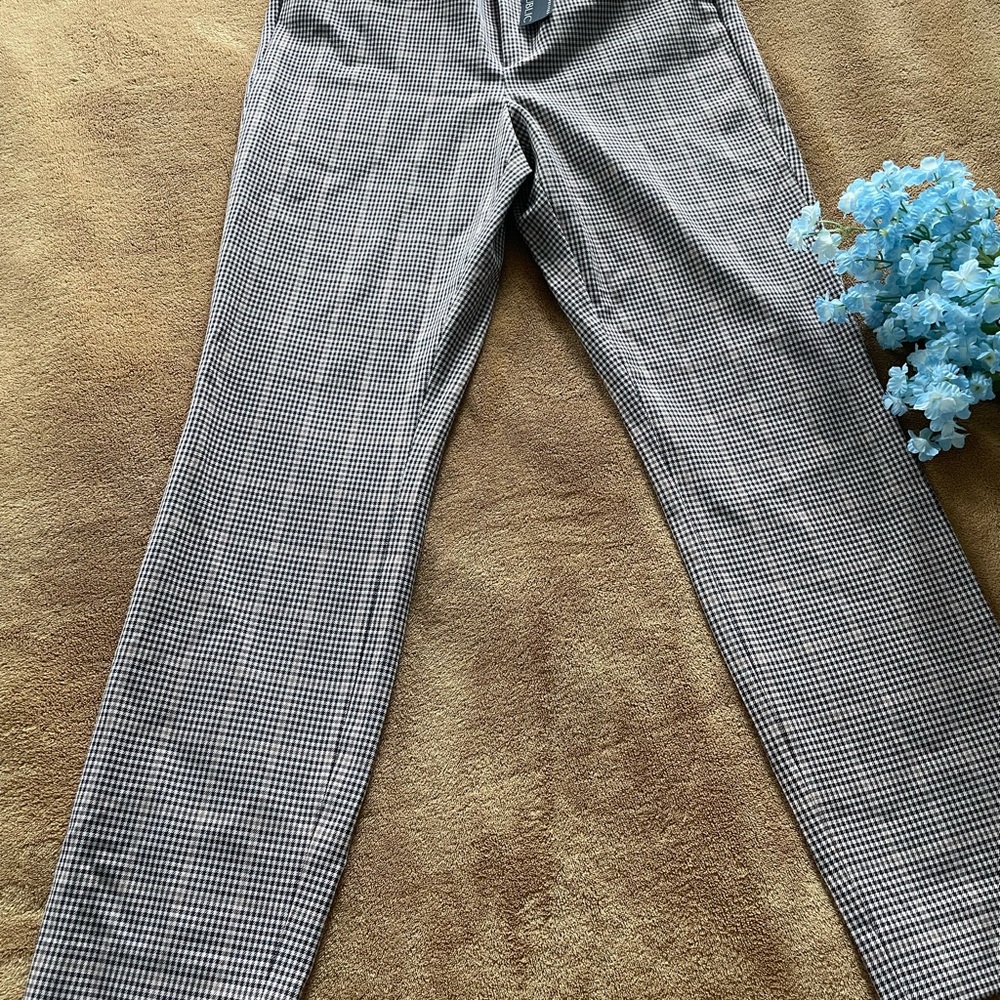 Banana Republic (Factory) Modern Sloan Plaid Pant Sz 6